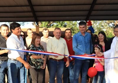 Inauguran tinglado multiuso en la Capilla de Islería – Isla Umbú