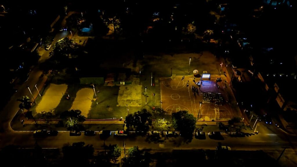 Remodelación de la canchita barrio Obrero, apunta a promover la práctica de deportes y el esparcimiento de las familias